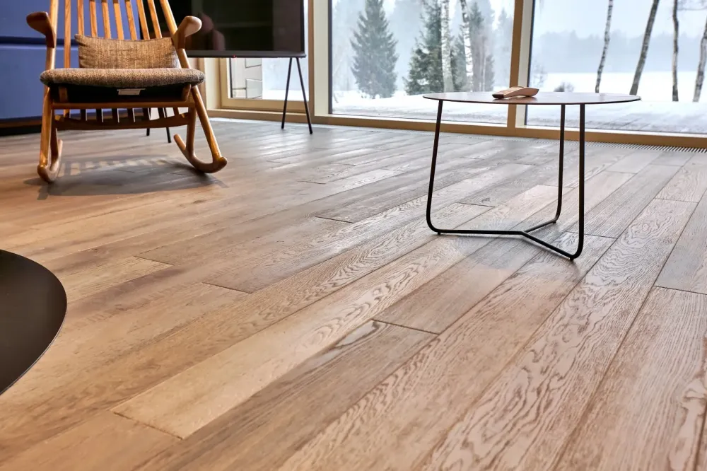 Pose de parquet à Gargas
